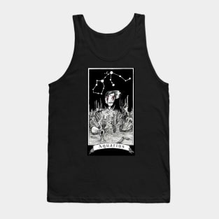 Aquarius - The Zodiac Retrograde Tank Top